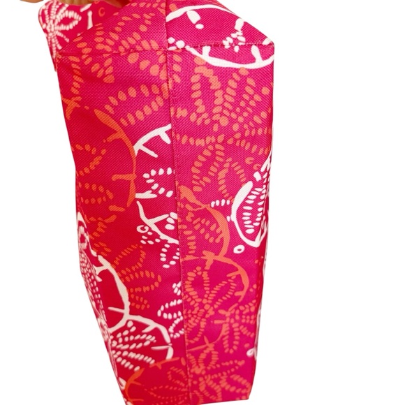 Lilly Pulitzer for Estée Lauder Pink Sand Dollar Print Tote Bag - Picture 6 of 8